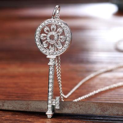 Tiffany Keys Petals Key Pendant